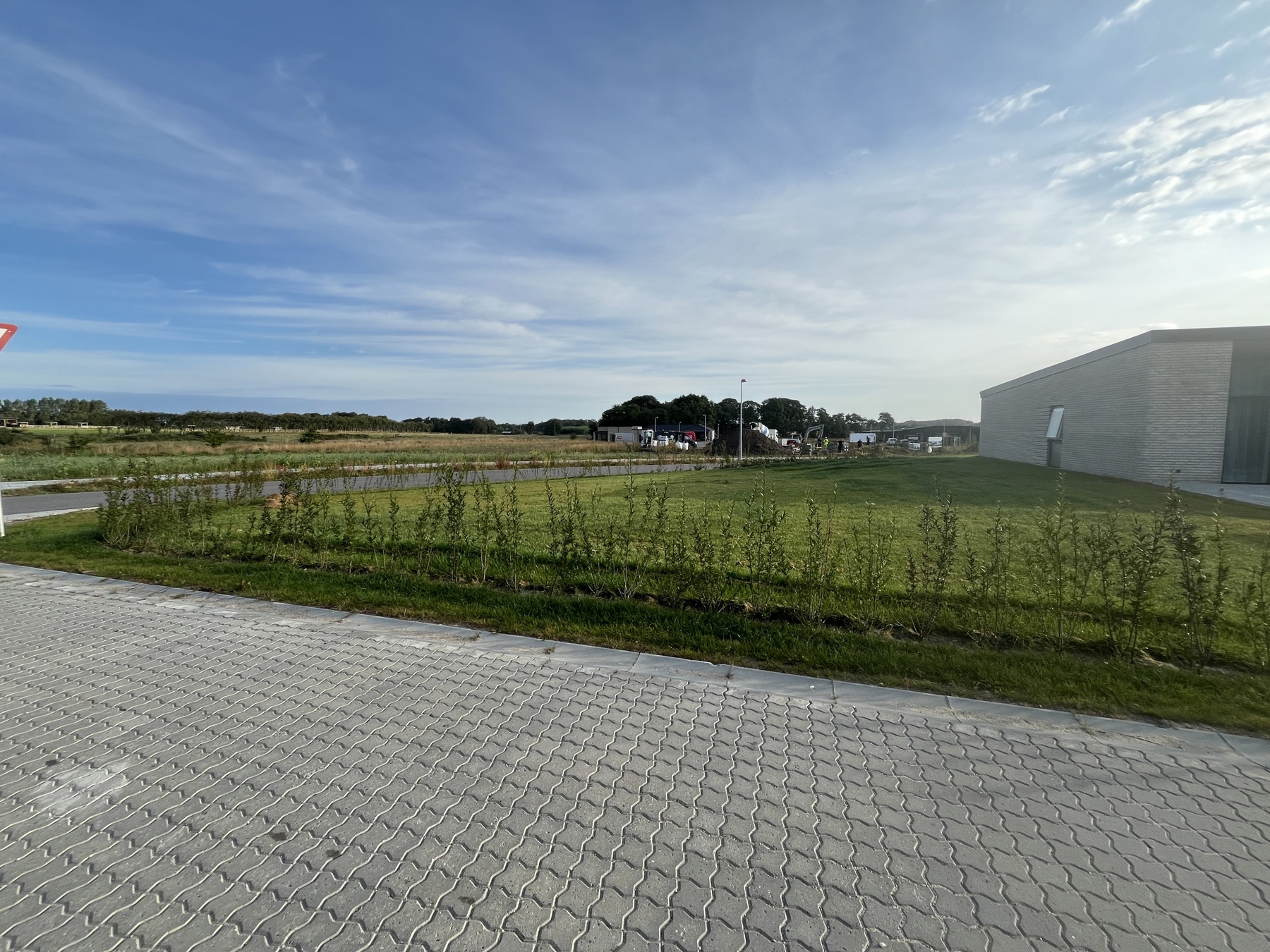 Nyere rækkehuse på Nørretorp i Gjellerup ved Herning